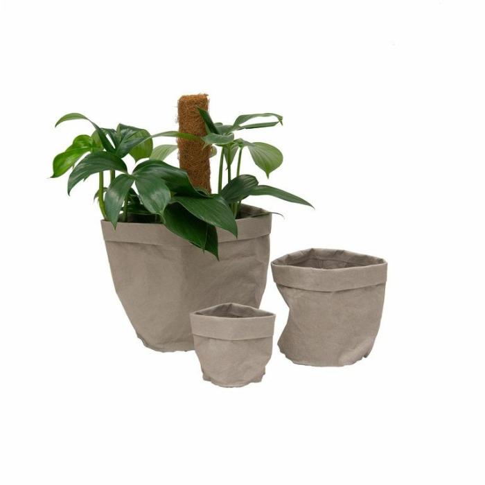 Baskets & Pot Bags | Brooklyn Pot Bag Grey Baskets & Pot Bags Baskets & Pot Bags