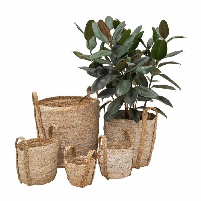 Baskets & Pot Bags | Cabo Planter Basket Baskets & Pot Bags Baskets & Pot Bags