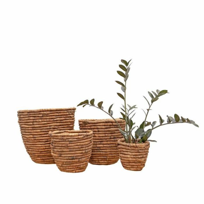 Baskets & Pot Bags | Jarrah Storage Basket Oak Baskets & Pot Bags Baskets & Pot Bags