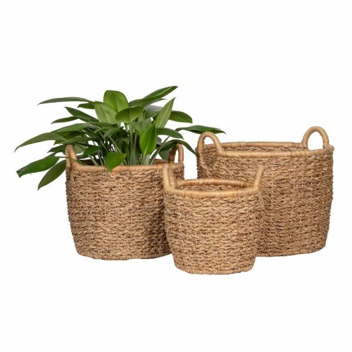 Baskets & Pot Bags | Quinn Planter Basket Baskets & Pot Bags Baskets & Pot Bags