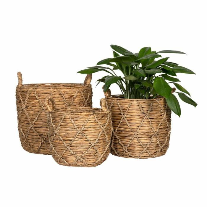 Baskets & Pot Bags | Tara Planter Basket Baskets & Pot Bags Baskets & Pot Bags