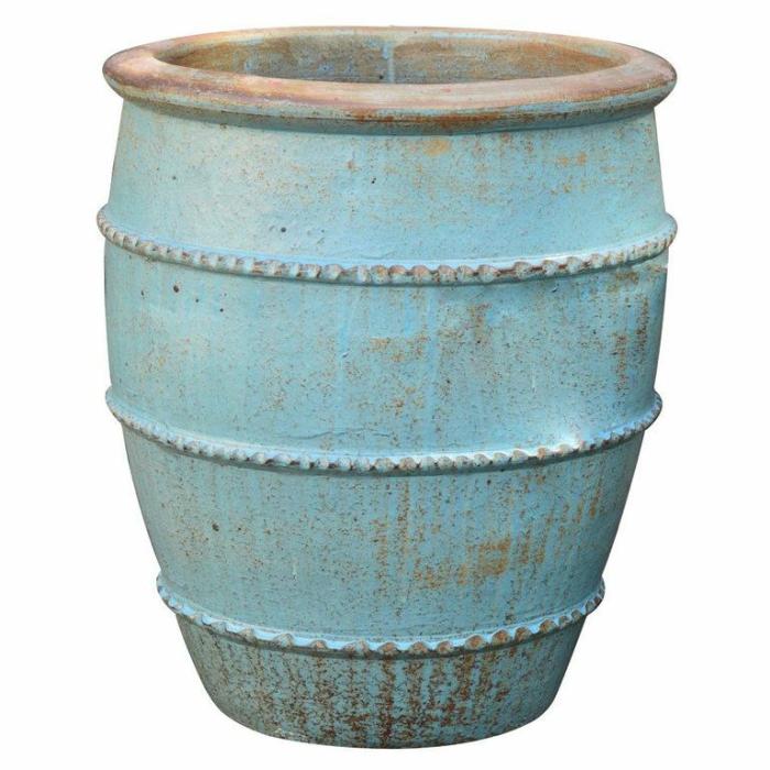 Feature Pots & Urns | Barshi Egg Pot With Lip Feature Pots & Urns Aqua