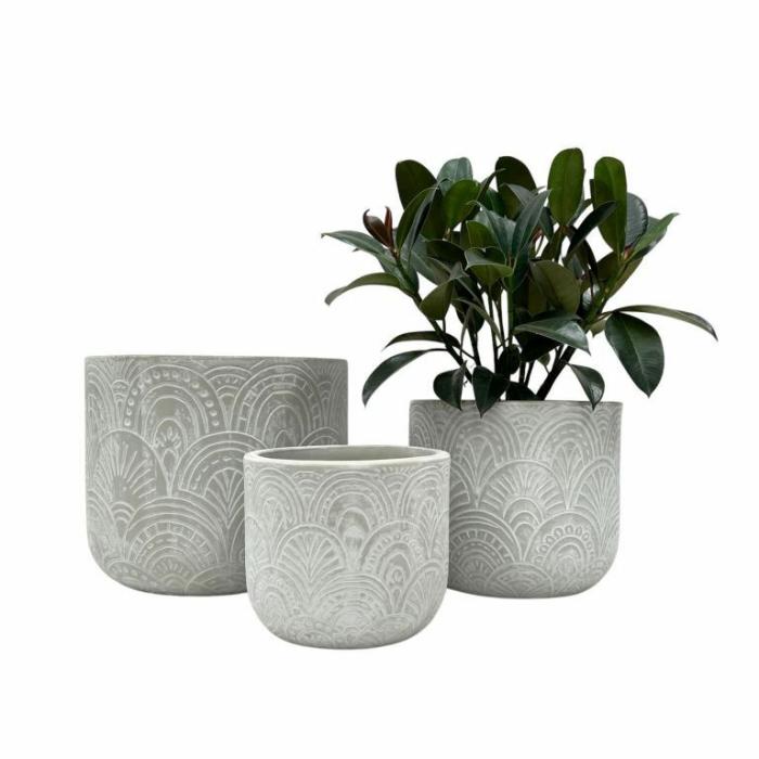 Indoor Pots | Amara Planter Bone Indoor Pots Indoor Pots