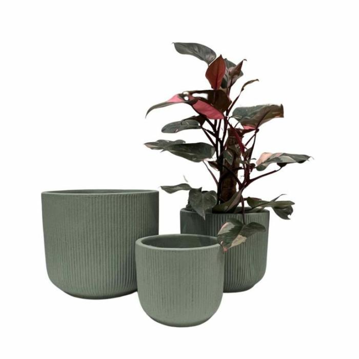 Indoor Pots | Archie Planter Ocean Indoor Pots Aegean Glaze Blue