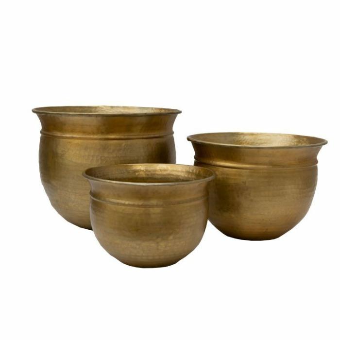 Indoor Pots | Aria Planter Brass Indoor Pots Indoor Pots