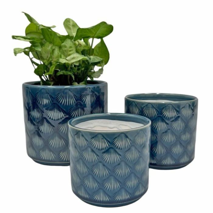 Indoor Pots | Ariel Planter Blue Indoor Pots Indoor Pots