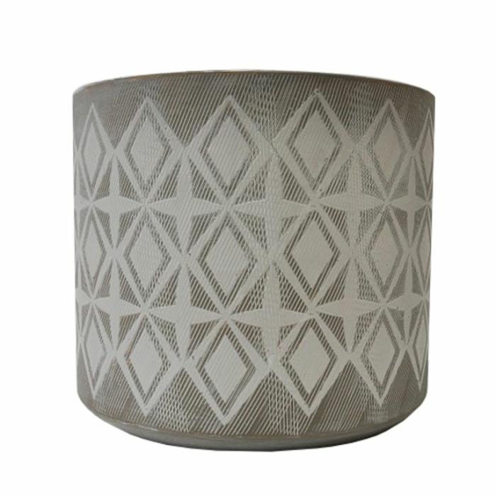 Indoor Pots | Coco Geo Planter Indoor Pots Grey