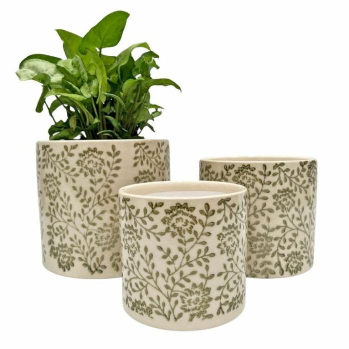 Indoor Pots | Delia Planter Green Indoor Pots Indoor Pots