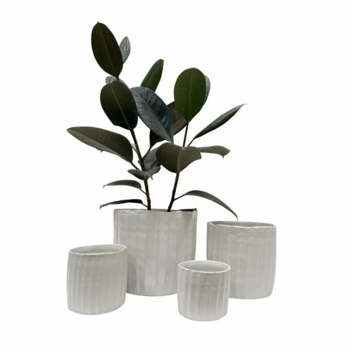 Indoor Pots | Elm Planter Snow Indoor Pots Indoor Pots