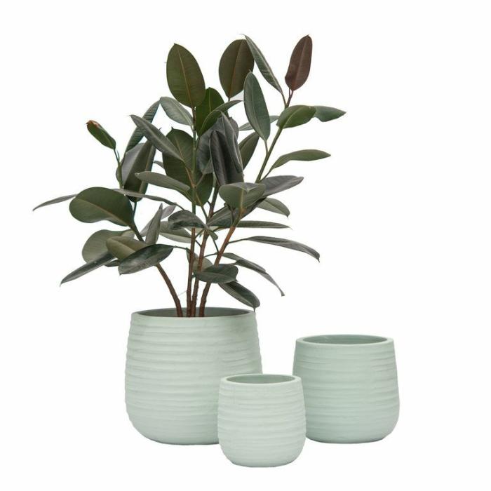 Indoor Pots | Lola Planter Sage Indoor Pots Grey Green