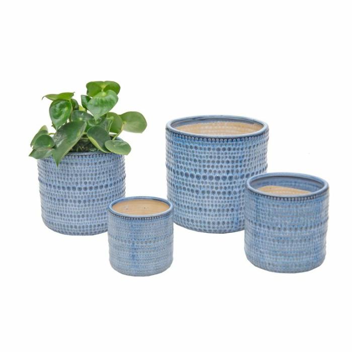 Indoor Pots | Oceanic Planter Indoor Pots Blue