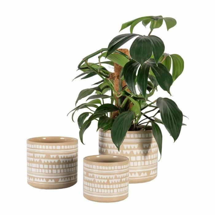 Indoor Pots | Planter Cortona Taupe Indoor Pots Indoor Pots