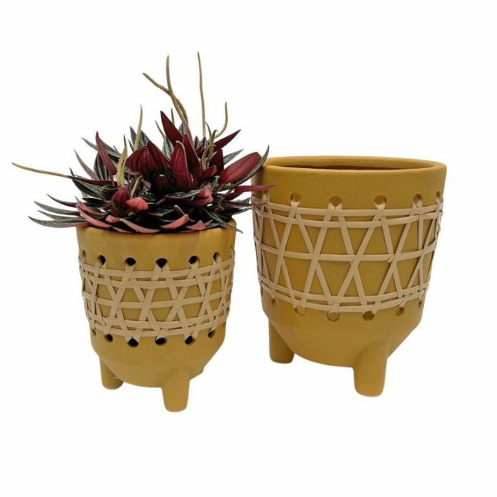 Indoor Pots | Puebla Planter Ochre Indoor Pots Indoor Pots