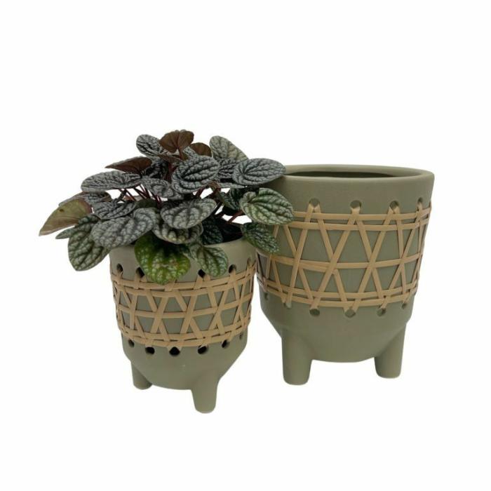 Indoor Pots | Puebla Planter Sage Indoor Pots Indoor Pots