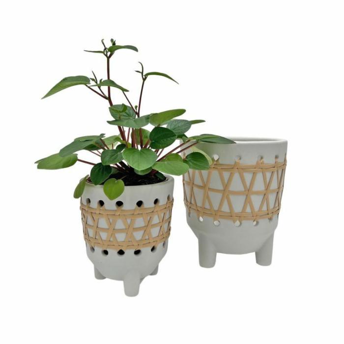 Indoor Pots | Puebla Planter White Indoor Pots Indoor Pots