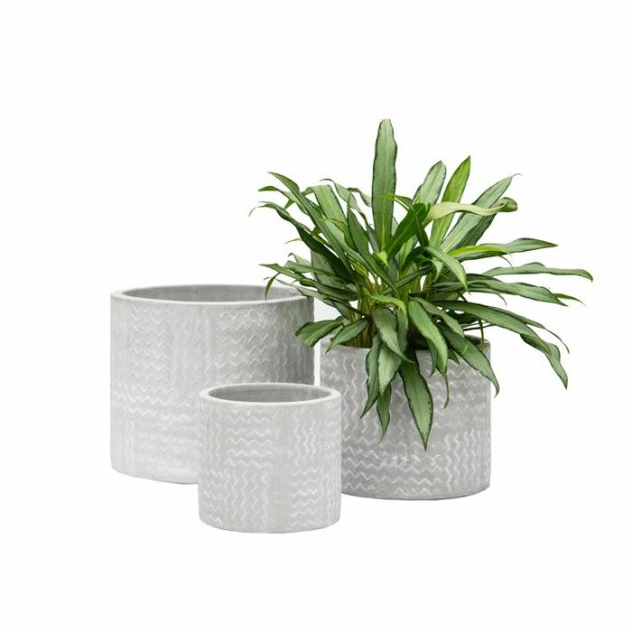 Indoor Pots | Squiggle Pot Grey Indoor Pots Grey