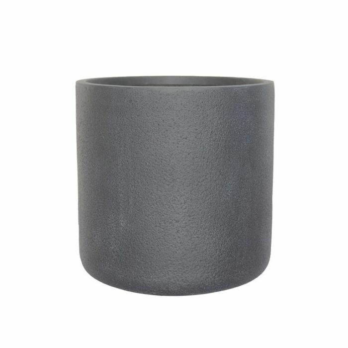 Outdoor Pots | Ashton Cylinder Black Outdoor Pots Black