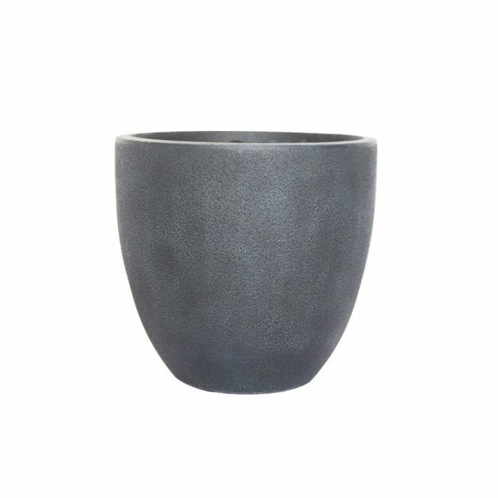 Outdoor Pots | Ashton Egg Black Outdoor Pots Black