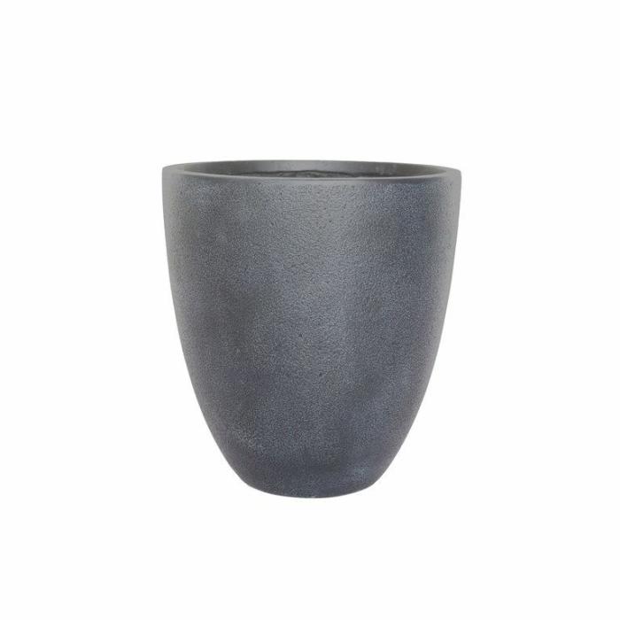 Outdoor Pots | Ashton Tall Egg Black Outdoor Pots Black