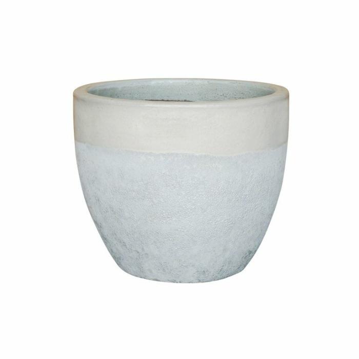 Outdoor Pots | Aspen Planter Low Drum Ivory Outdoor Pots Ivory