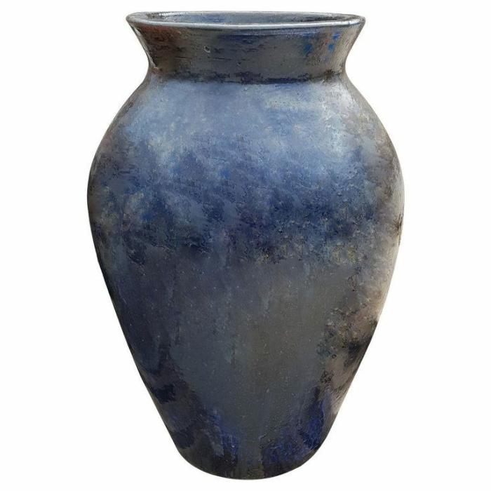 Outdoor Pots | Bengai Urn Feature Pots & Urns Blue