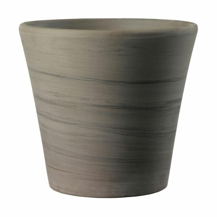 Outdoor Pots | Cono Duo Graphite Black Outdoor Pots Grey