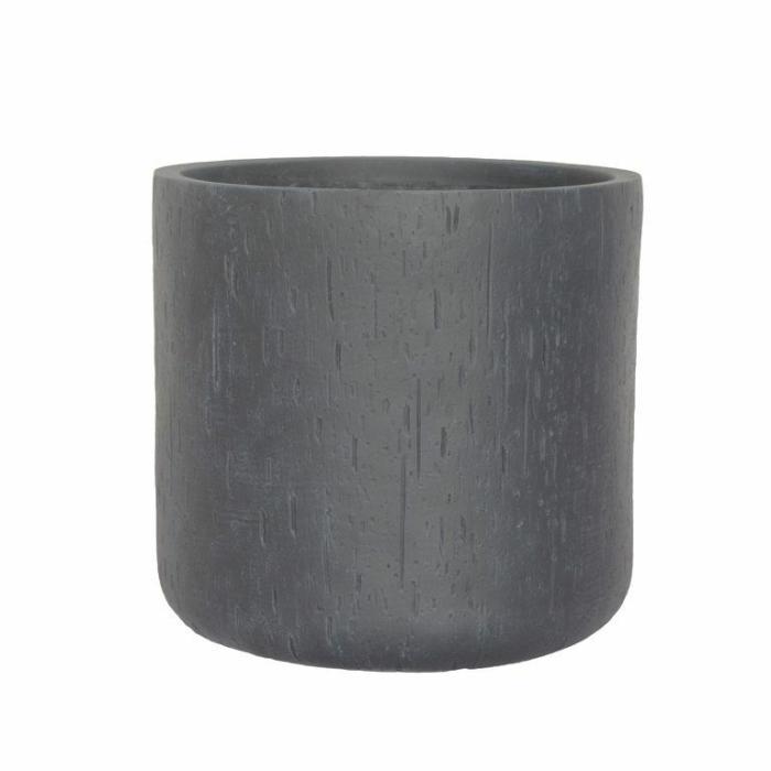 Outdoor Pots | Crawford Cylinder Black Outdoor Pots Black