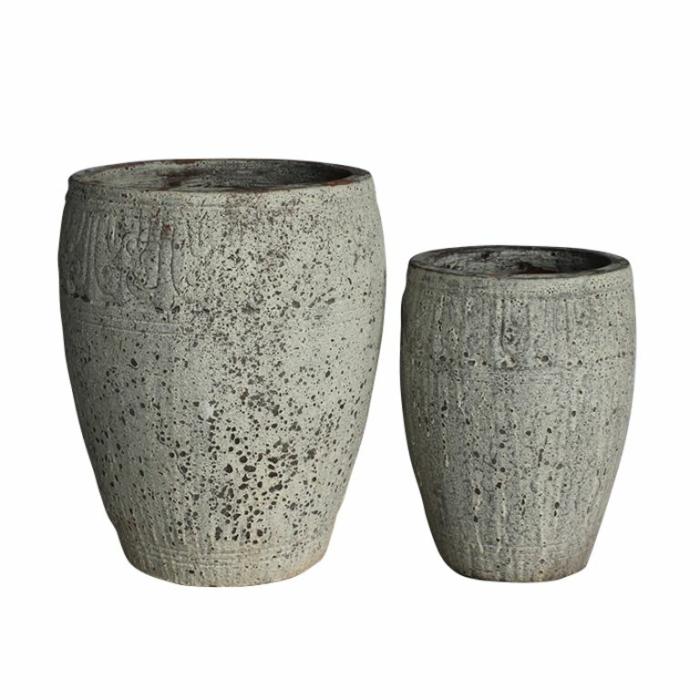 Outdoor Pots | Cyprus Cylinder Pot Feature Pots & Urns Feature Pots & Urns