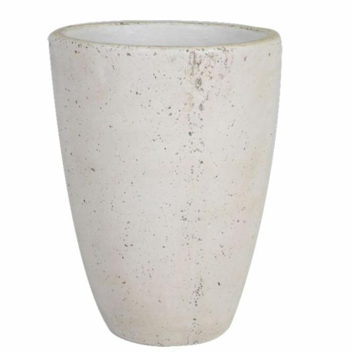 Outdoor Pots | Egg Pot White Outdoor Pots Off White