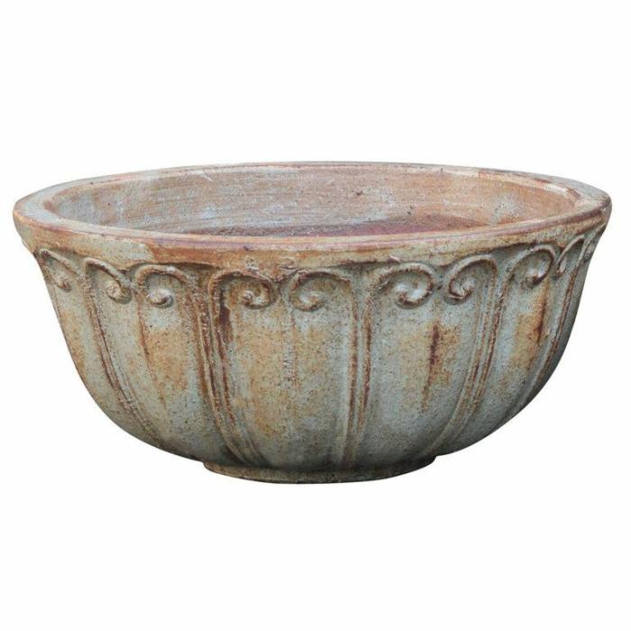 Outdoor Pots | Nagari Bowl Feature Pots & Urns Feature Pots & Urns