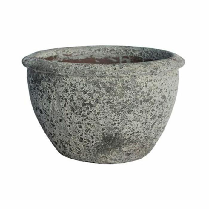 Outdoor Pots | Round Planter With Lip Feature Pots & Urns Feature Pots & Urns