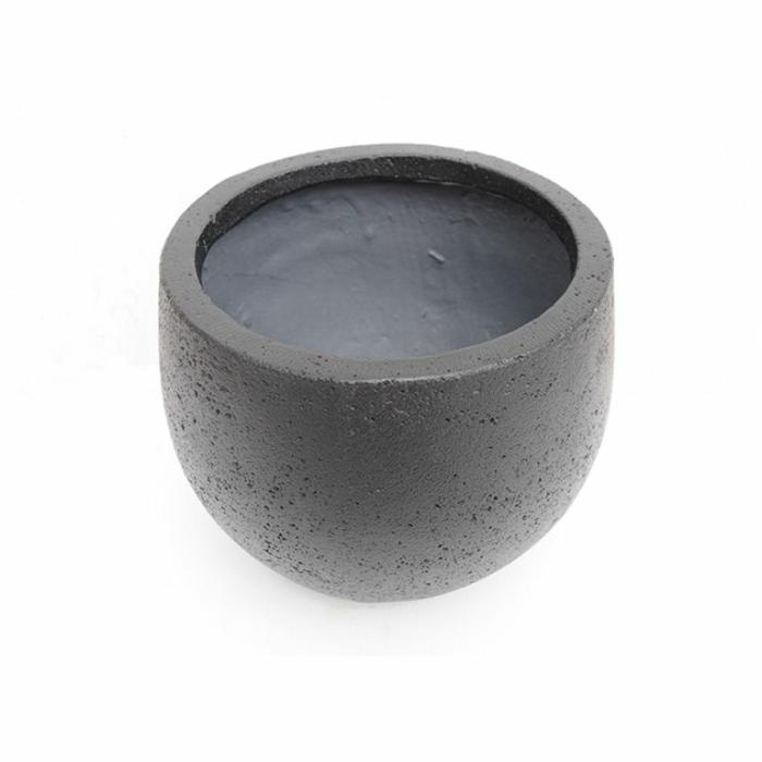 Outdoor Pots | Round Pot Black Outdoor Pots Black