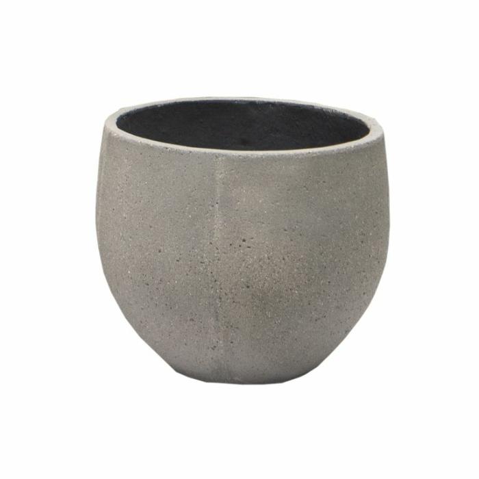 Outdoor Pots | Round Pot Grey Outdoor Pots Grey