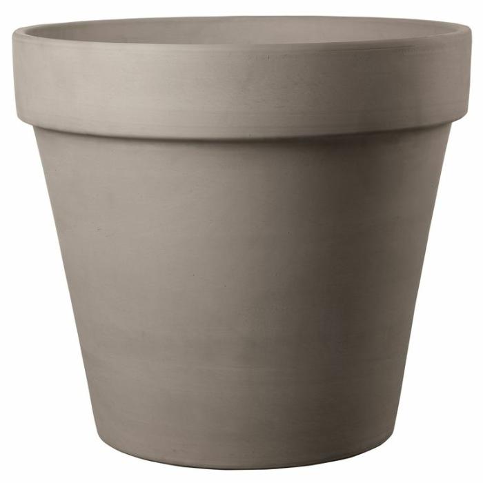 Outdoor Pots | Round Pot Pots Grey