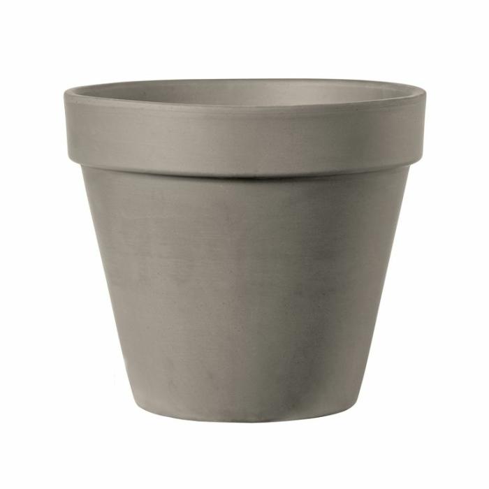 Outdoor Pots | Standard Terracotta Pot Graphite Outdoor Pots Grey