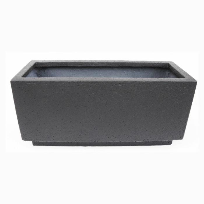 Outdoor Pots | Trough Black Outdoor Pots Black