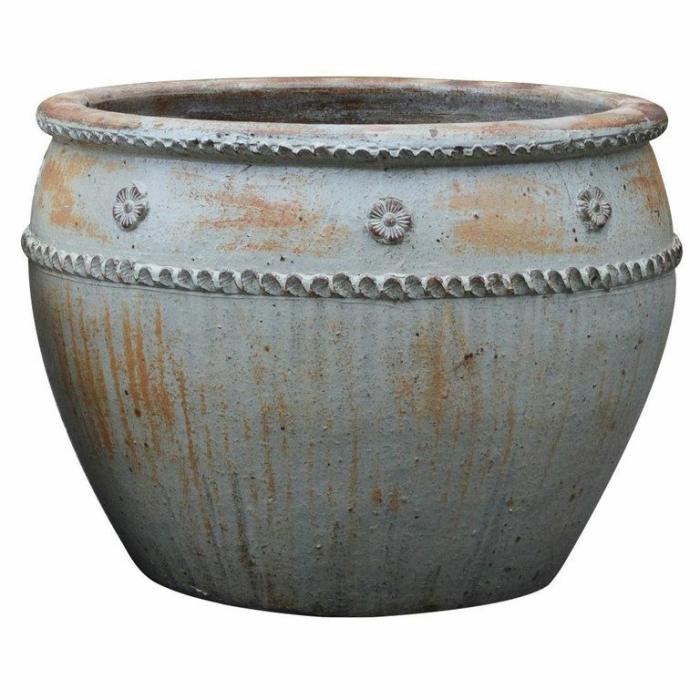 Outdoor Pots | Xabia Round Pot With Lip Feature Pots & Urns Feature Pots & Urns