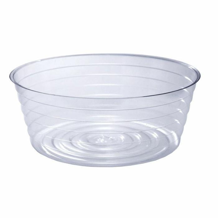 Plastic Pots | Everspring Basket Liner Clear Round Plastic Pots Clear