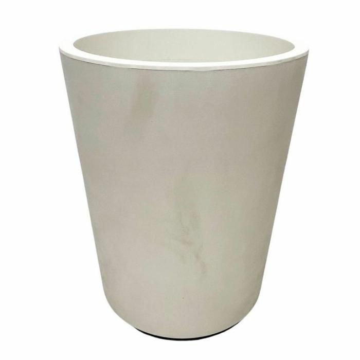 Plastic Pots | Millennium Tall Pot Pearl Plastic Pots Pearl