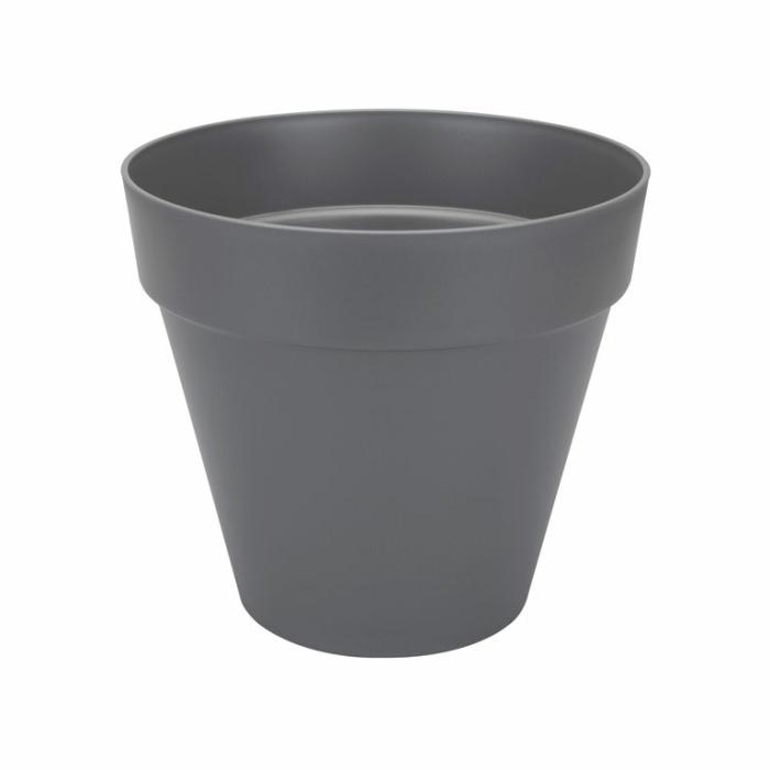 Plastic Pots | Pot Round Anthracite Plastic Pots Anthracite