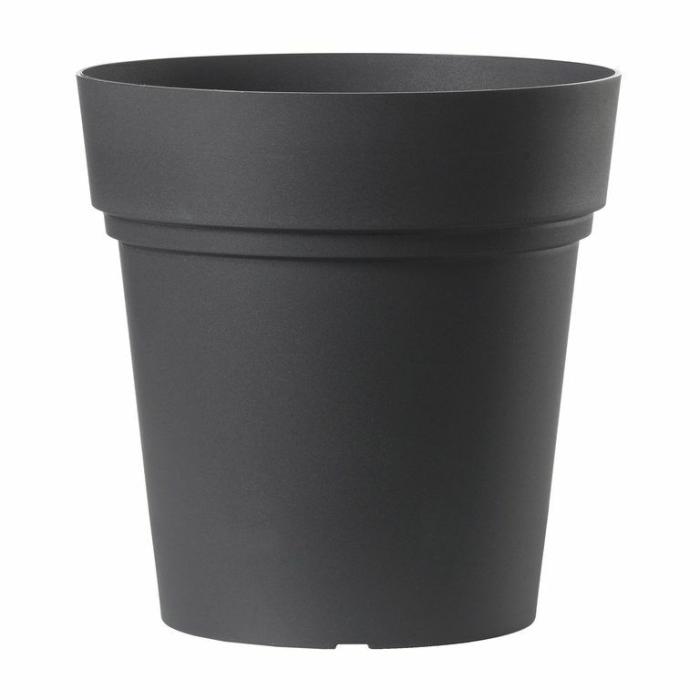 Plastic Pots | Pot Round Anthracite Plastic Pots Anthracite