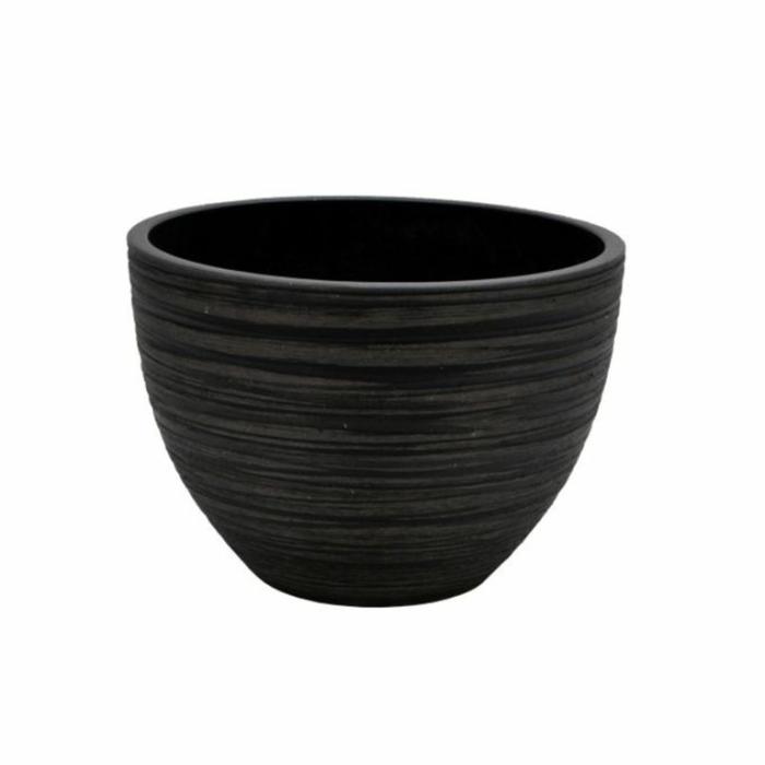 Plastic Pots | Round Planter Plastic Pots Black