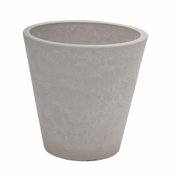 Plastic Pots | Sky Round Planter White Plastic Pots Plastic Pots