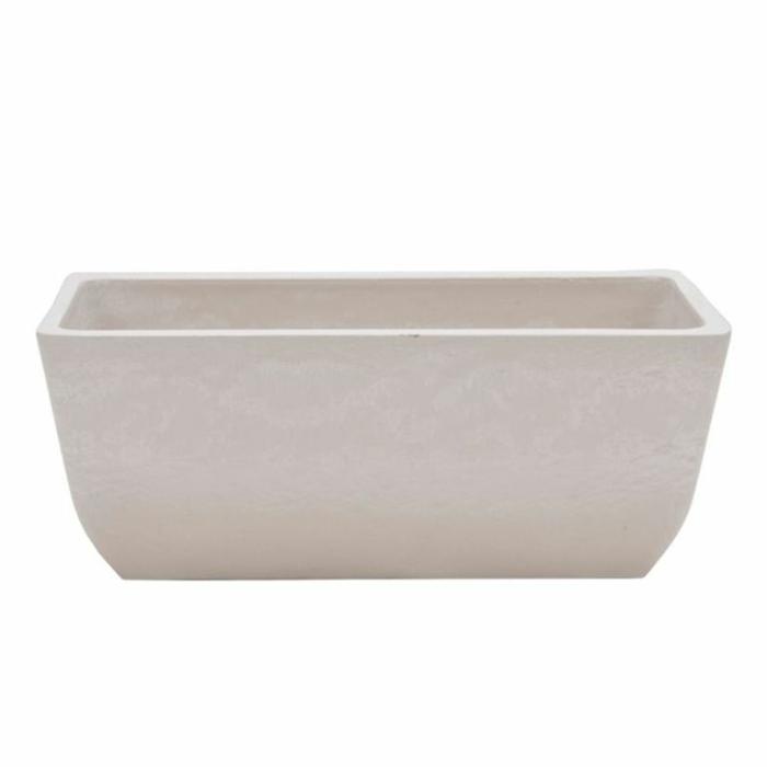 Plastic Pots | Trough White Plastic Pots Plastic Pots