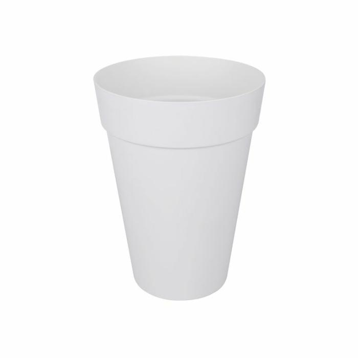 Plastic Pots | White Round High Plastic Pots Plastic Pots