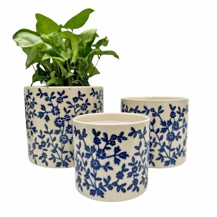 Indoor Pots | Camille Planter Blue Indoor Pots Indoor Pots