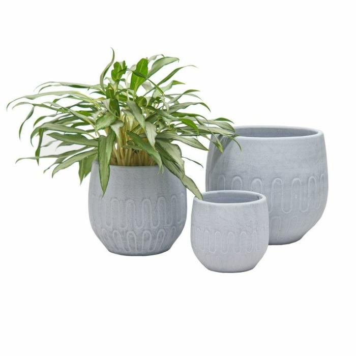 Indoor Pots | Luna Planter Blue Indoor Pots Blue