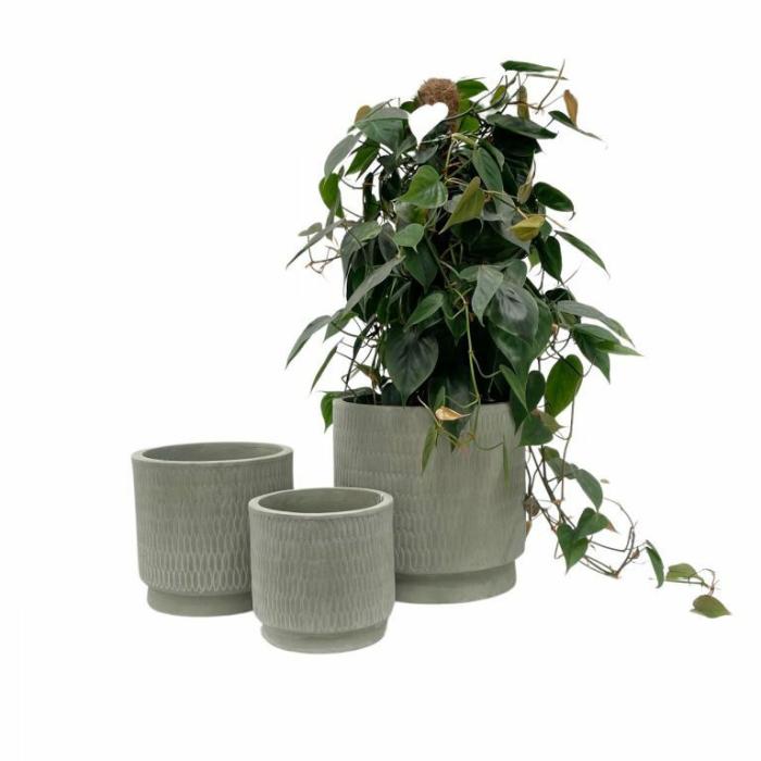 Indoor Pots | Olso Planter Sage Indoor Pots Grey Green