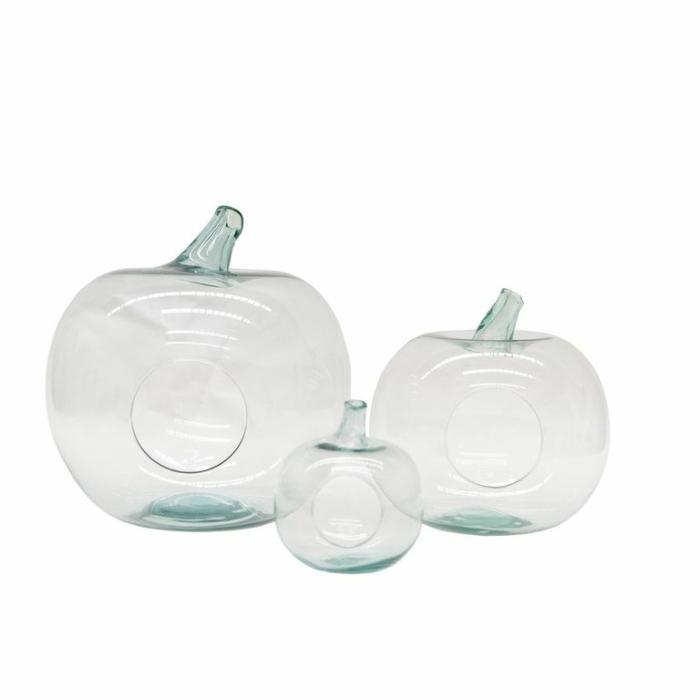 Indoor Pots | Terrarium Apple Planter Indoor Pots Clear